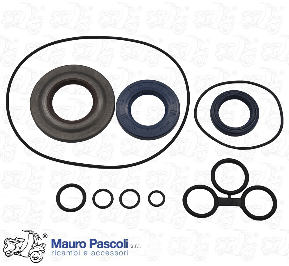 Serie paraoli viton con oring per revisione motore,vespa.