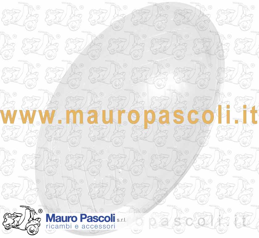 Vetro fanale anteriore mm 105, marca siem,vespa 50 1963>.