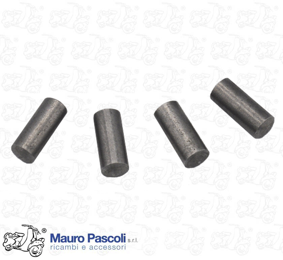 Kit 4 perni spingi pistoncini cilindretti post. , ricambi nos .ape 150 1953>61.