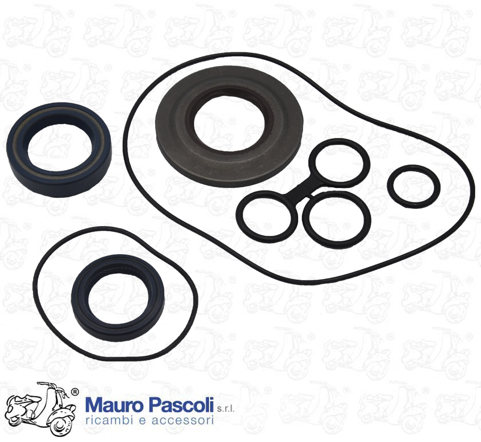 Serie 2 paraoli + 1 ruota 42 /27/ 10. con oring per revisione motore,vespa.