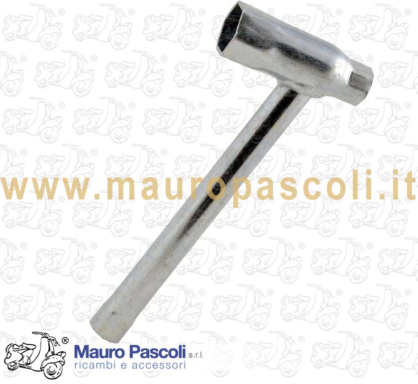 Chiave candela a tubo con tre esagoni misure 13/13/21,vespa.