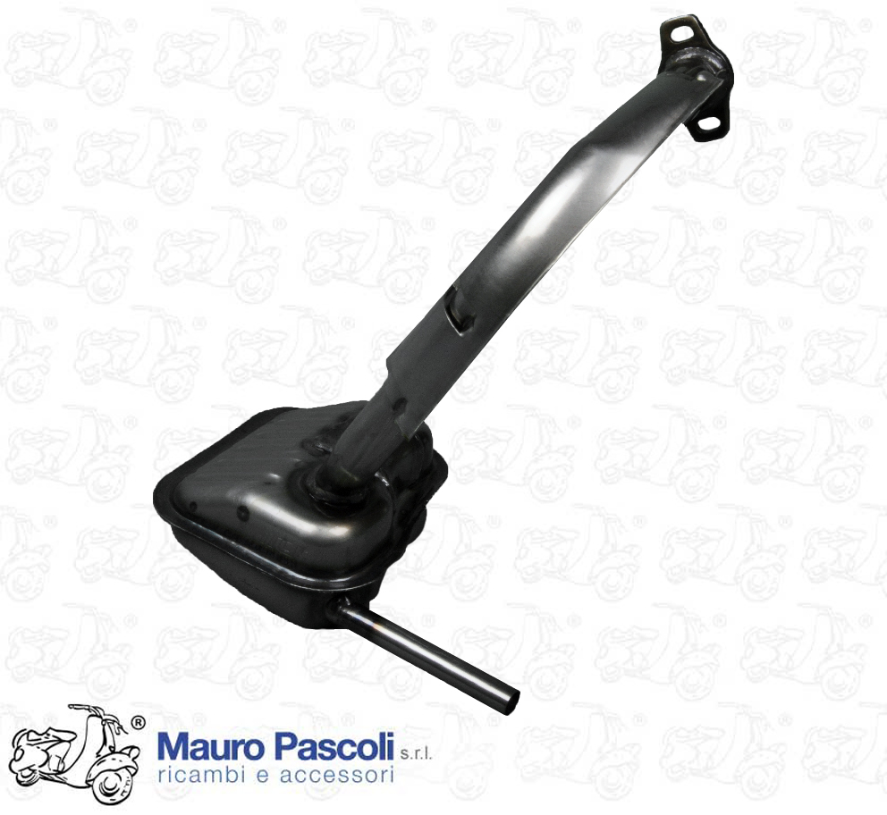 Marmitta completa verniciata trasparente marca sito,vespa 50 special.