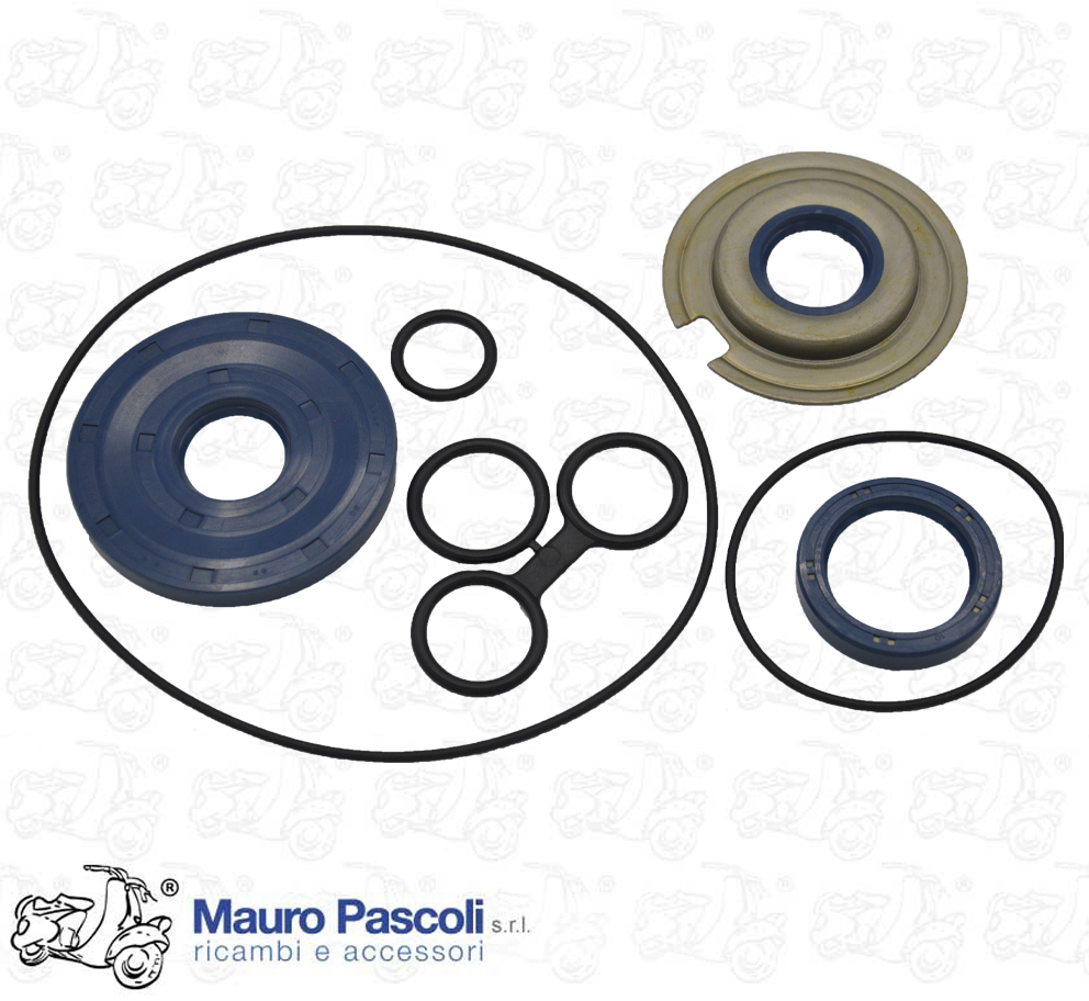 Serie paraoli viton con oring per revisione motore,vespa 125 - 150.
