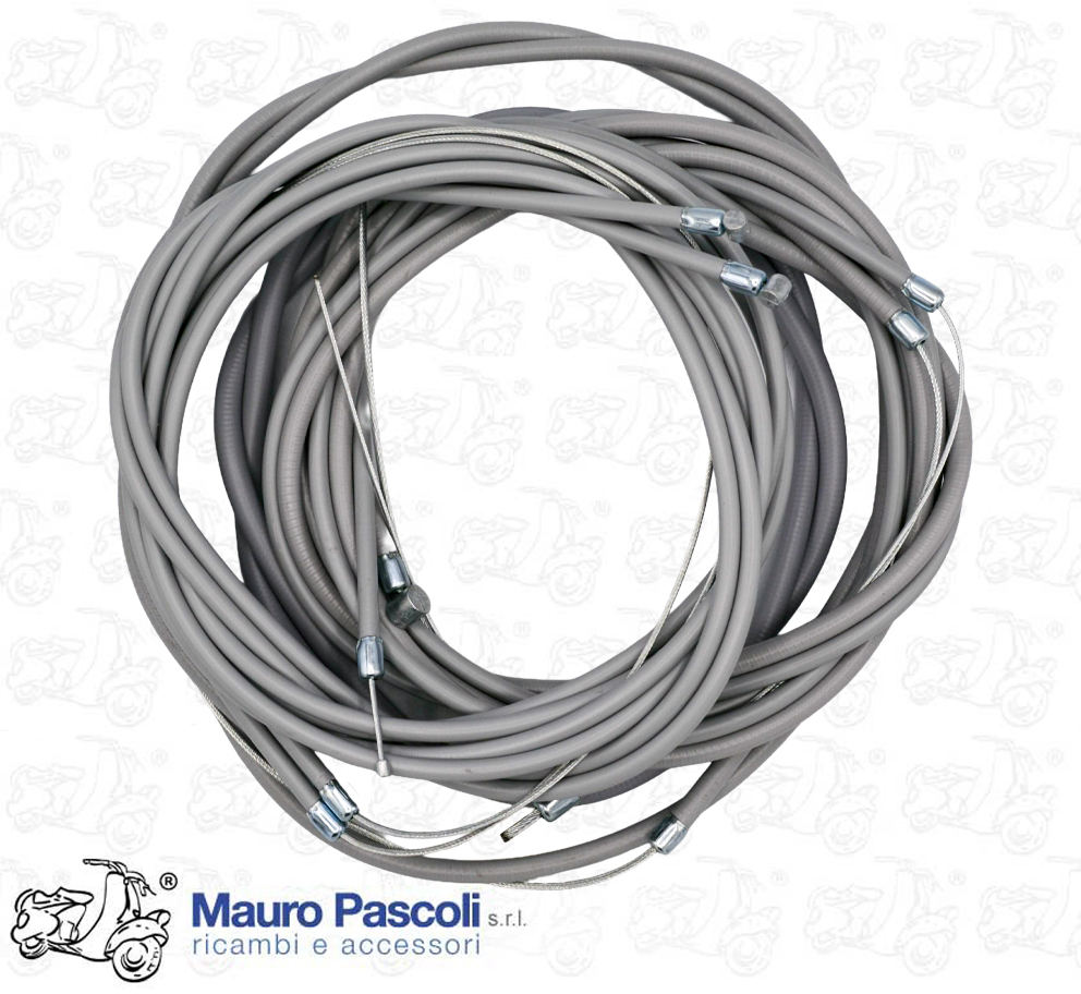 Kit trasmis.comandi cambio -frizione -gas -starter -freno ant. -post.vespa