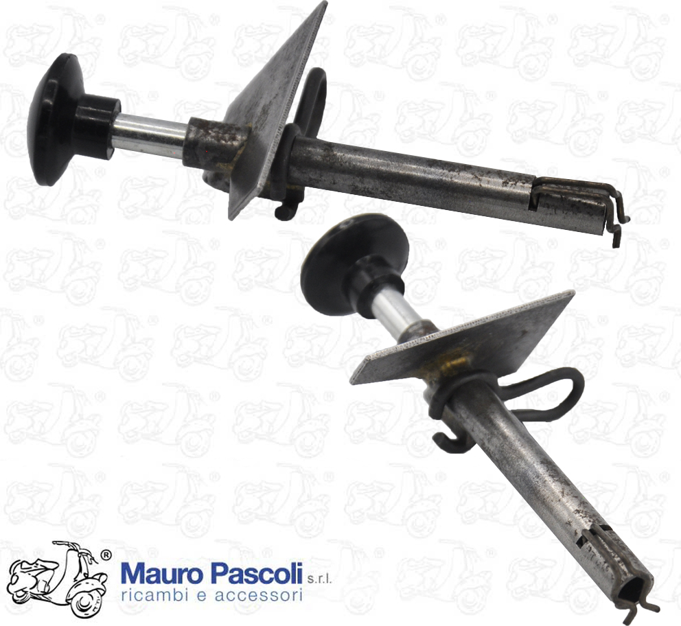 Kit n 1 supporto asta starter comlpeto di molle.,vespa 80 -125 -150 -180 -200.
