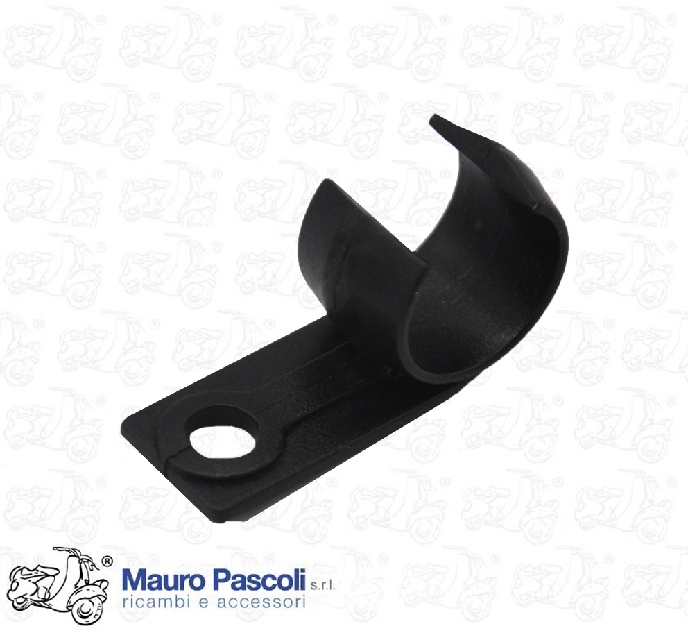 Mancetta di supporto porta fuscibile su cavo impianto. Vespa - ape.moto.