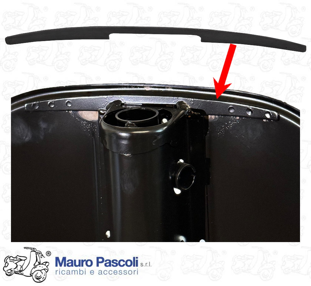 Lista di rinforzo interno scudo,vespa 80 - 125 - 150 - 200.