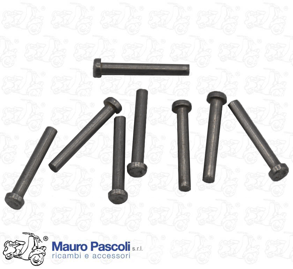 Kit qt.8 ribattini per unione ingranaggio motore,vespa - ape.