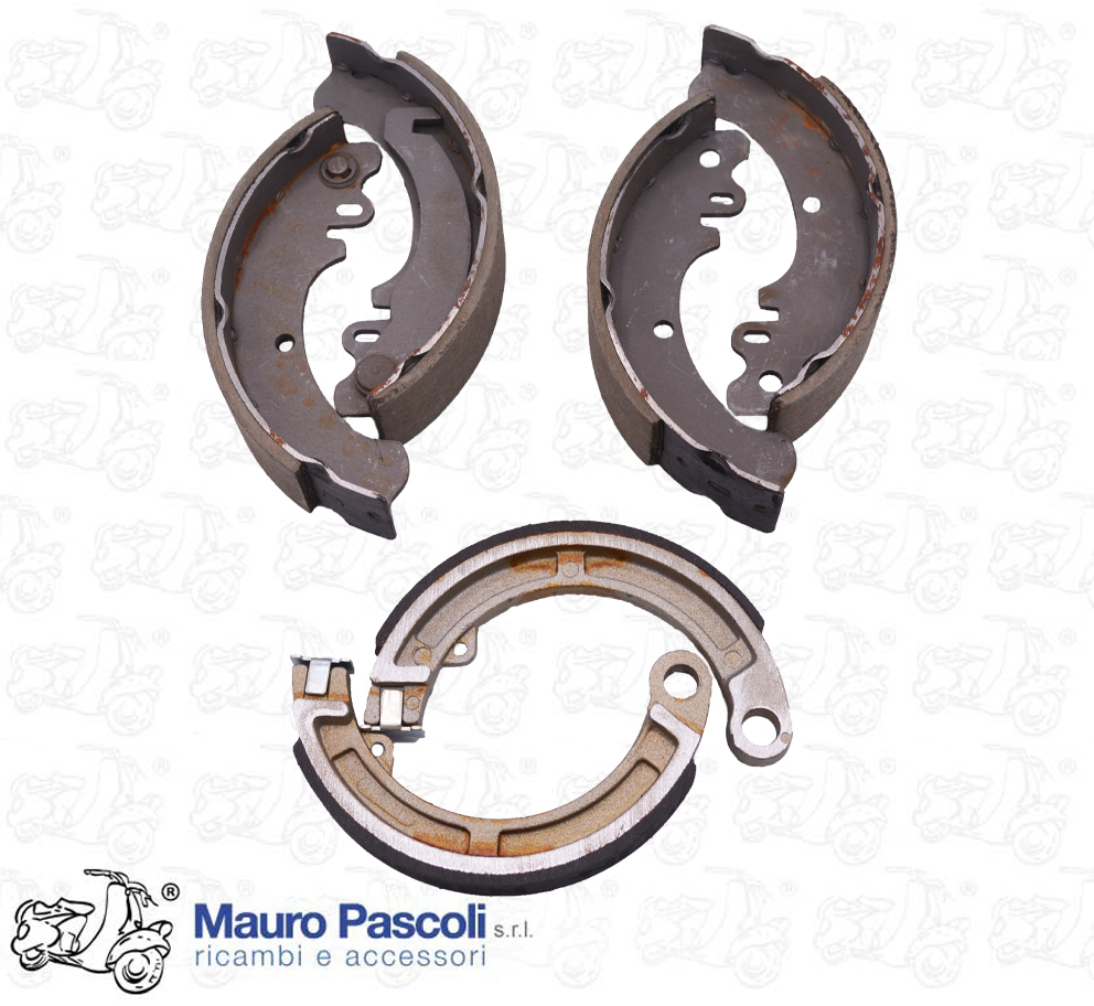 Kit ganasce del freno posteriore dx - sx e freno anteriore,ape 50.