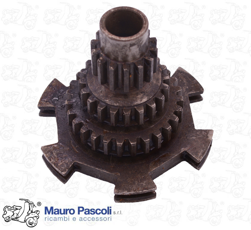 Ingranaggi cambio multiplo, primario z.14 - 20 - 27.,vespa 125 1957/58.