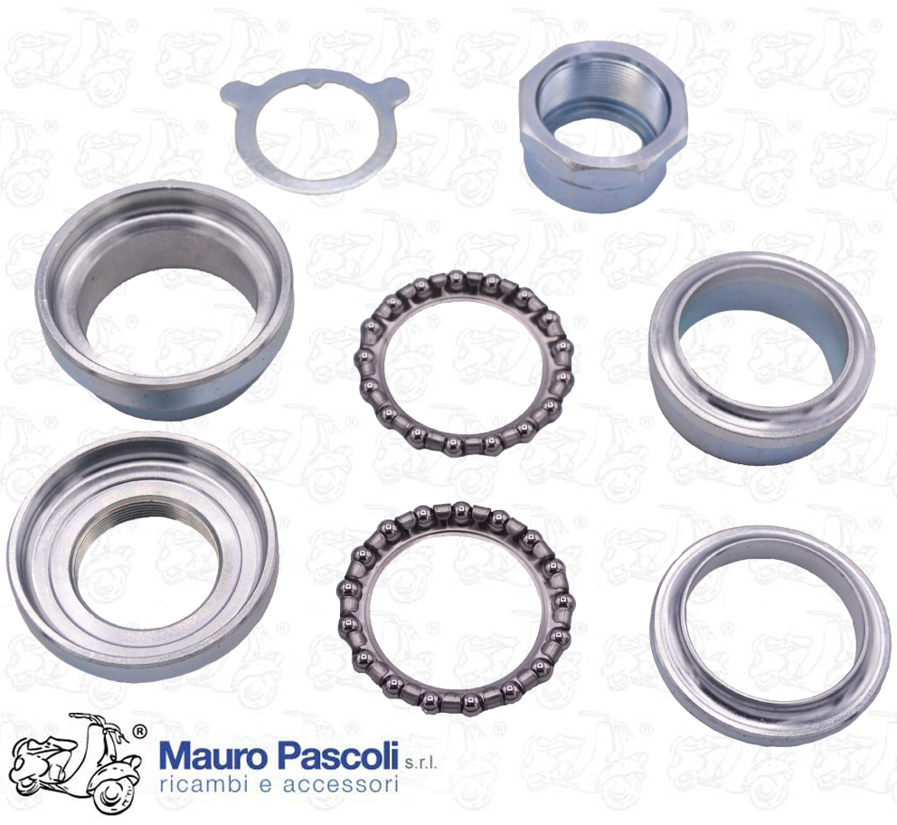 Kit gruppo ralla superiore e inferiore,completo,piaggio Boxer - si.