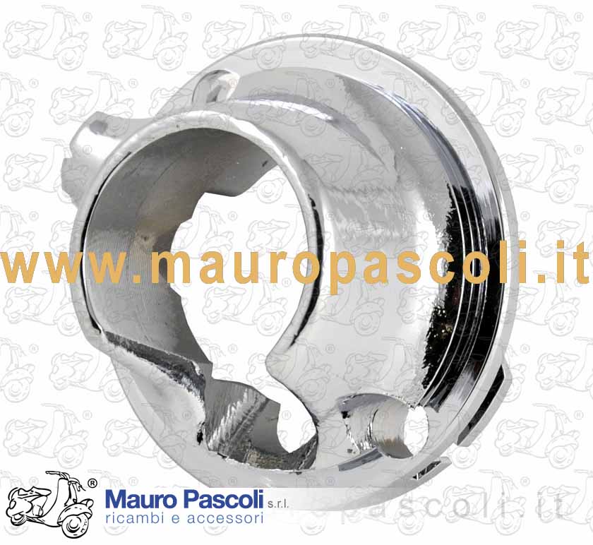 Aluminum flange chrome plated