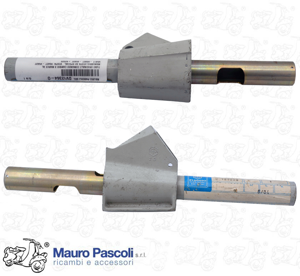 Tubo originale comando cambio 3 marce al manubrio,vespa 50 special.