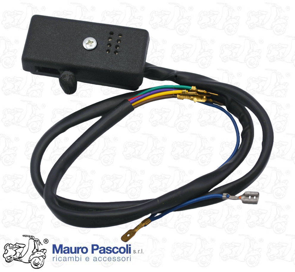 Commutatore completo frecce con segnalatore acustico,vespa px - pe.