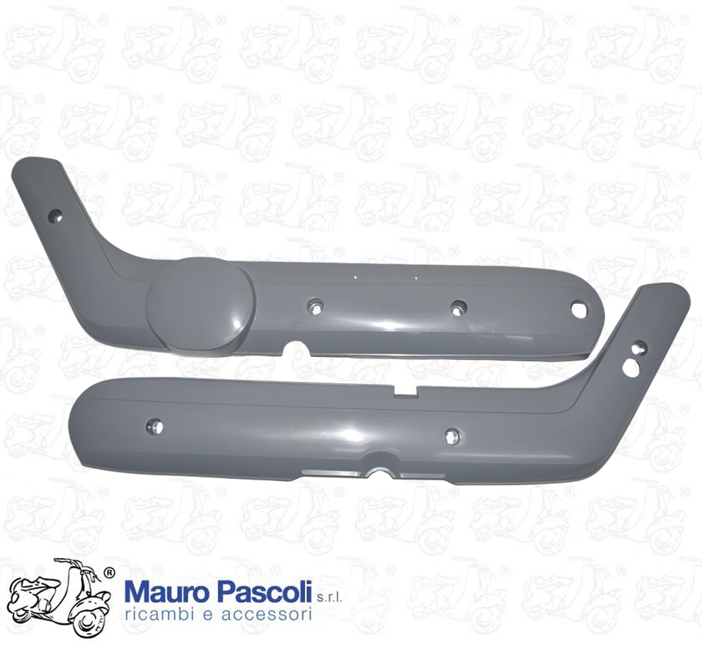 Coppia fiancatina lato dx - lato sx monomarcia,plastica colore grigio.ciao