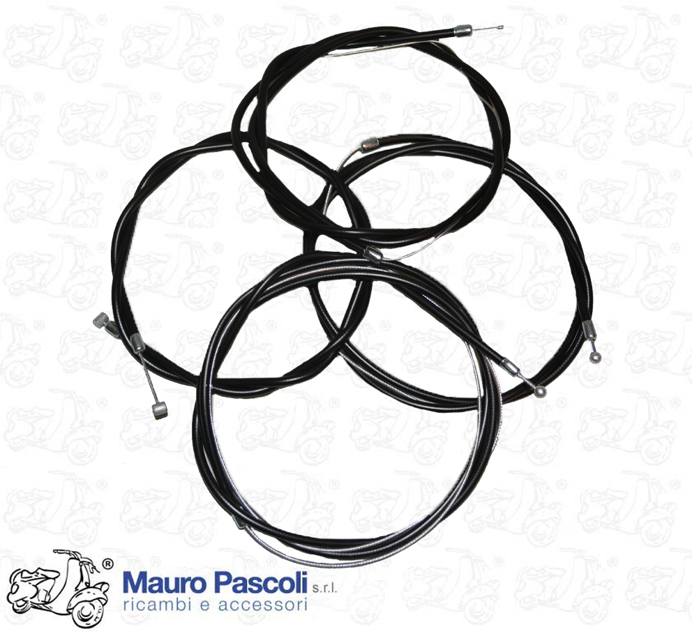 Kit trasmissioni  guaina nero,ciclomotore piaggio Ciao .