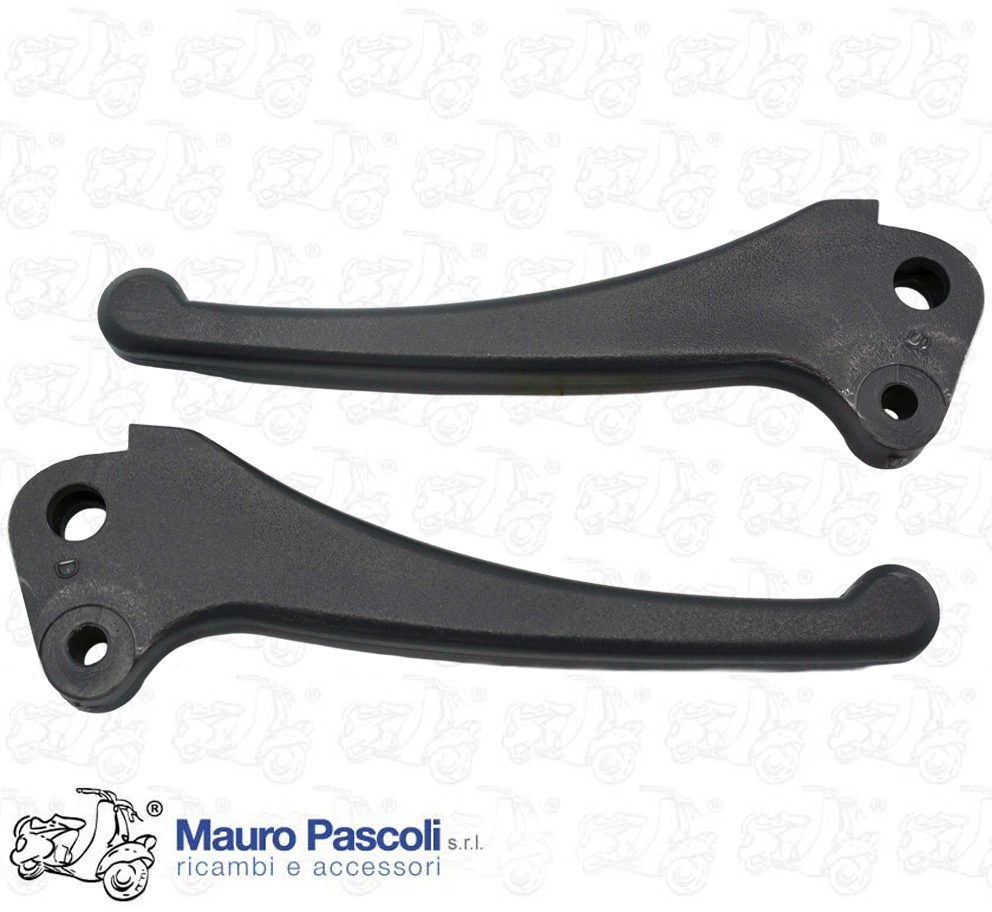 Coppia di leve per freno e frizione,vespa pk 50 - 80 - 90 - 125.