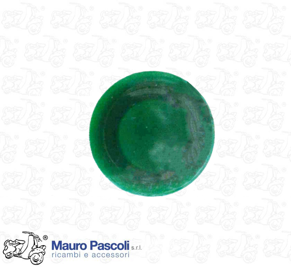 Plastica verde per corpo semilavorato spia luce per faro sul manubrio.
