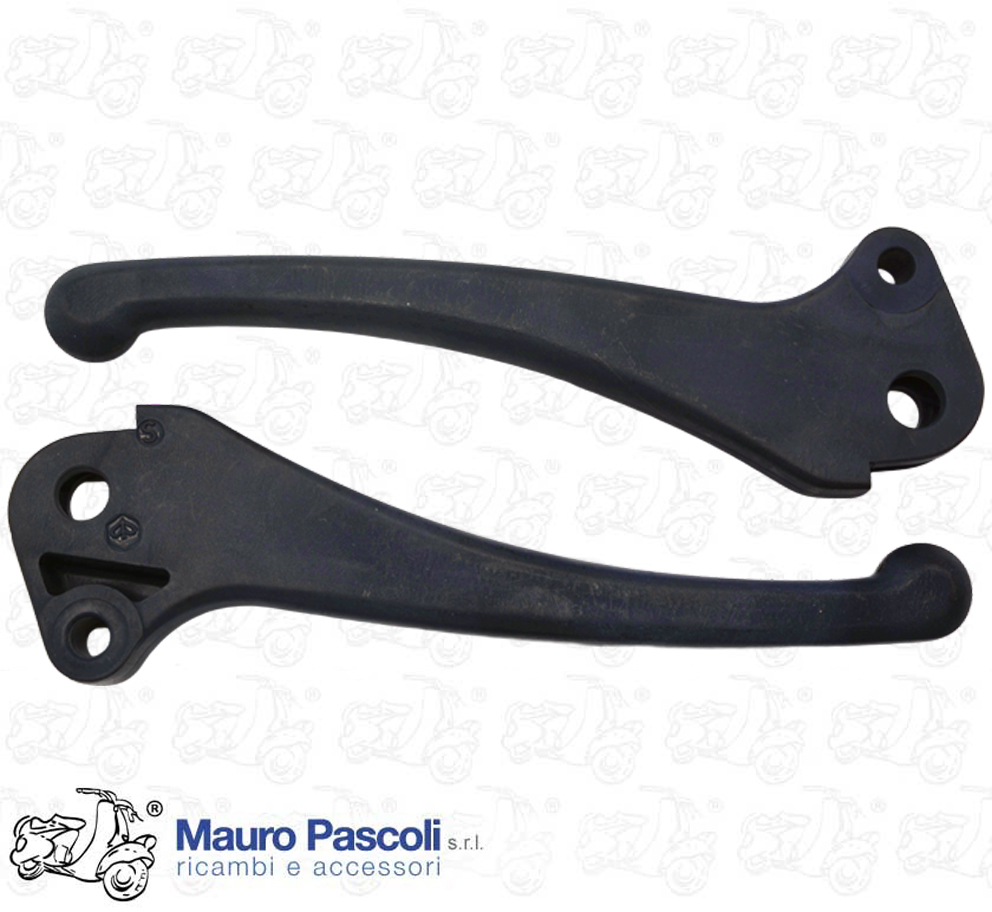 Coppia di leve per freno e frizione originali piaggio,vespa pk 50 - 80 - 90 - 125.