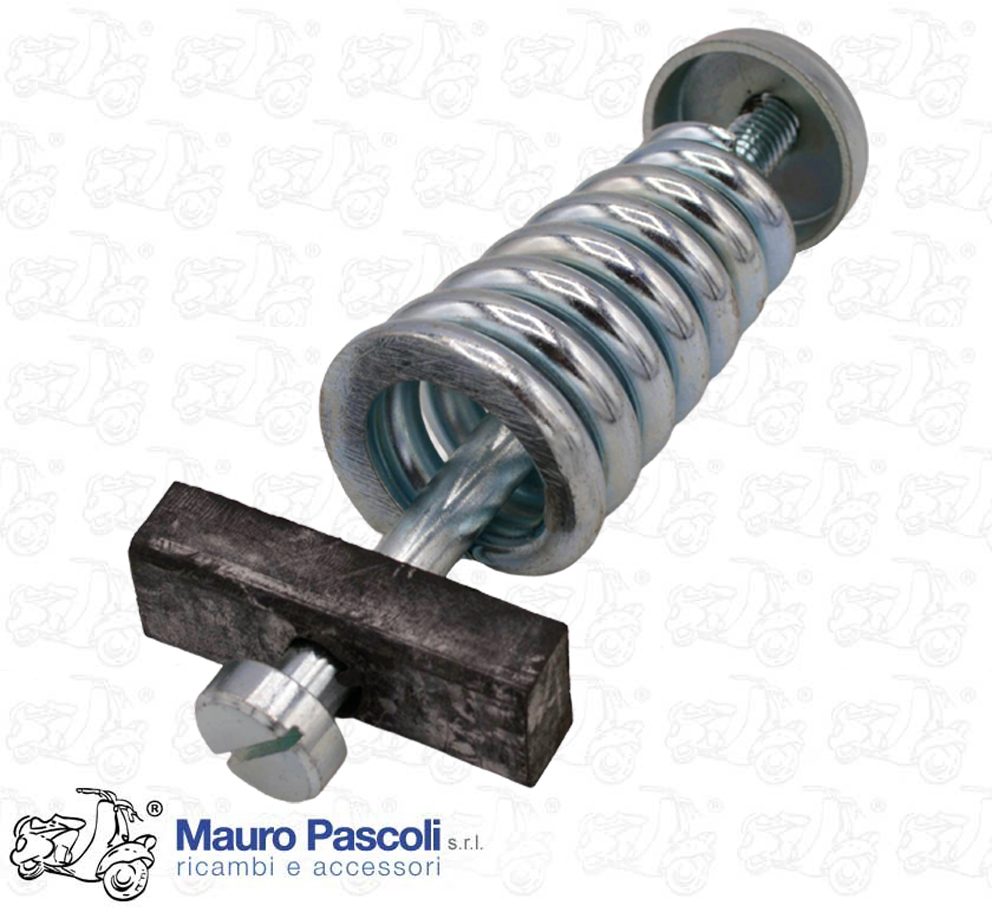 Kit 1 bullone / dado con tampone molla e rondella a tazza. sella Vespa .