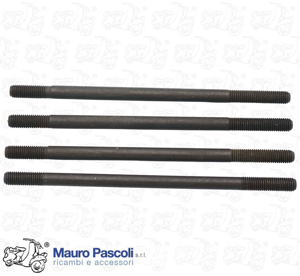 Kit 4 prigionieri mm 7,fissaggio gruppo cilindro e testata,vespa