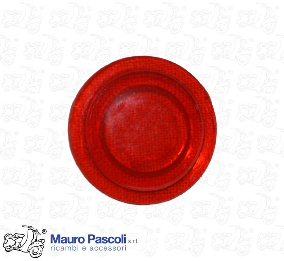 Plastica rosso per corpo semilavorato spia luce per faro sul manubrio.