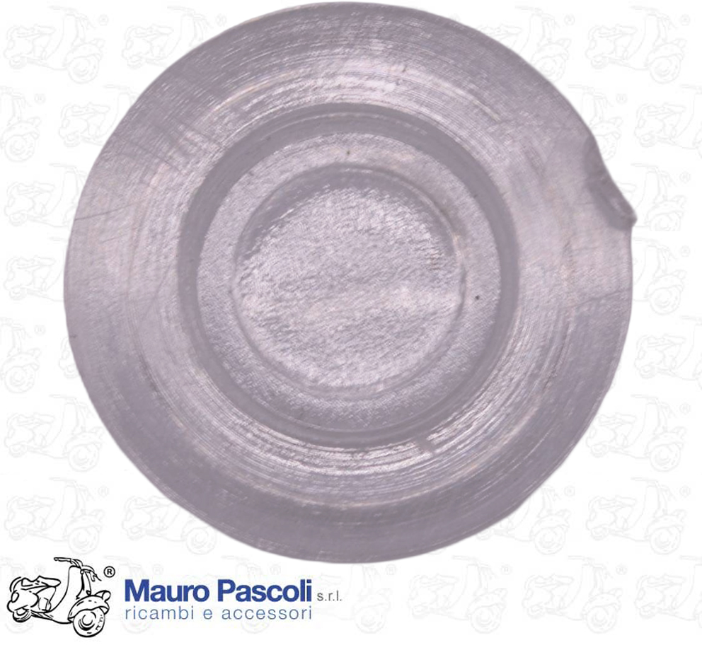 Plastica bianca per corpo semilavorato spia luce per faro sul manubrio.