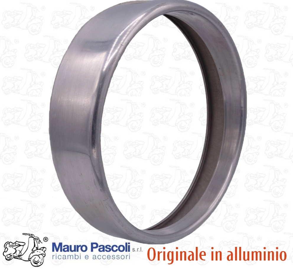 Cornice per faro in alluminio,ape.ricambio originale piaggio nos.