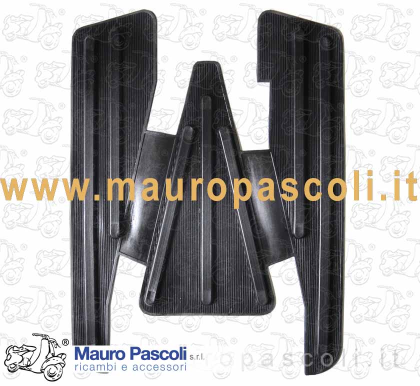 Tappeto in gomma,della pedana di colore nero,vespa : vl3t - vb1t.