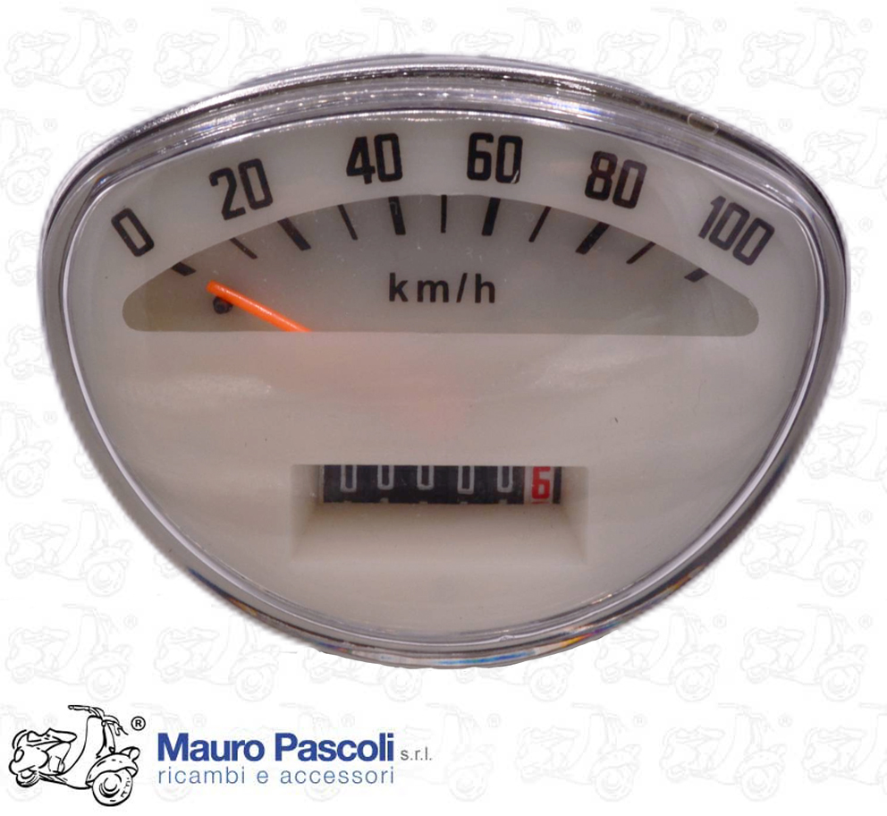 Imported speedometer complete with 100 ck scale, Vespa .