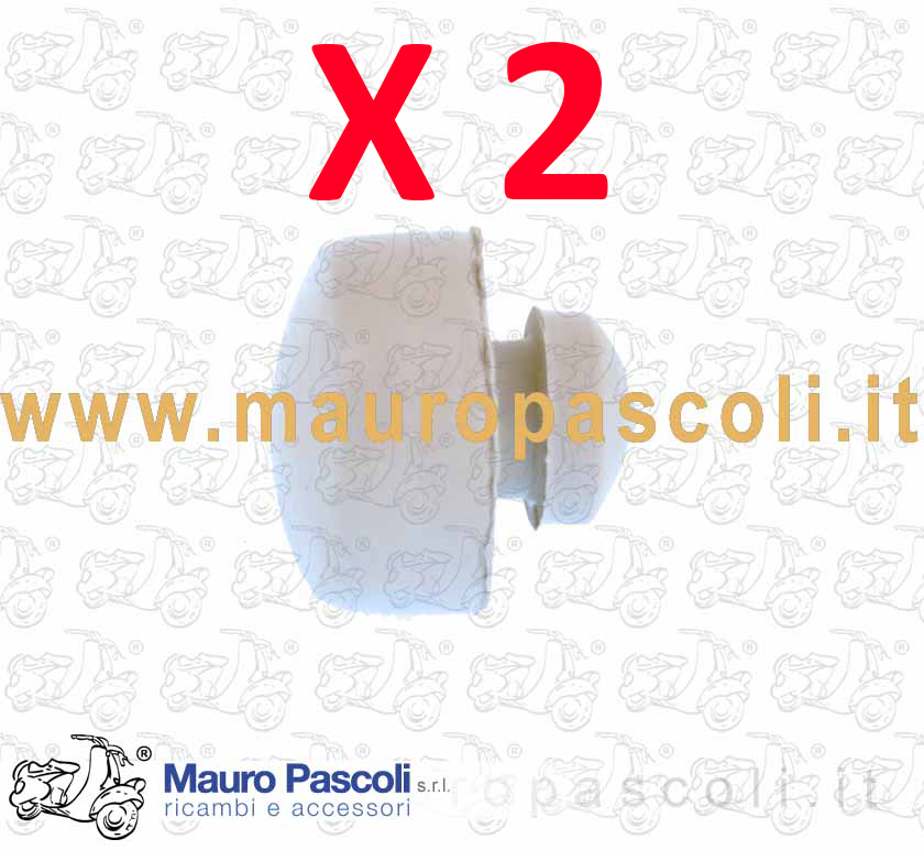 Kit n 2 tampone grigio staffa fissaggio batteria,manubrio gs 150 vs1t.
