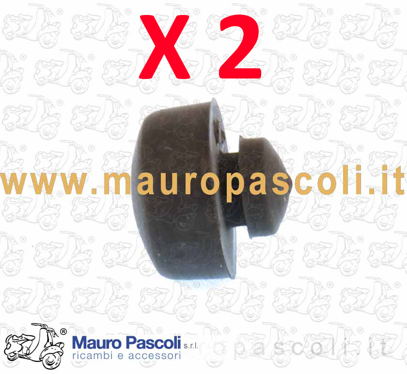 Kit n 2 tampone nero,staffa fissaggio batteria.