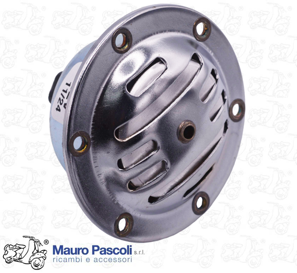 Claxon zincado corriente alterna 12v, Vespa  px pe
