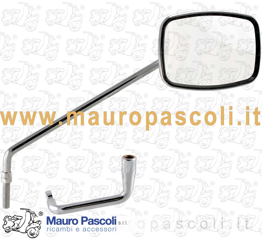 Espejio cromado con abrazadera