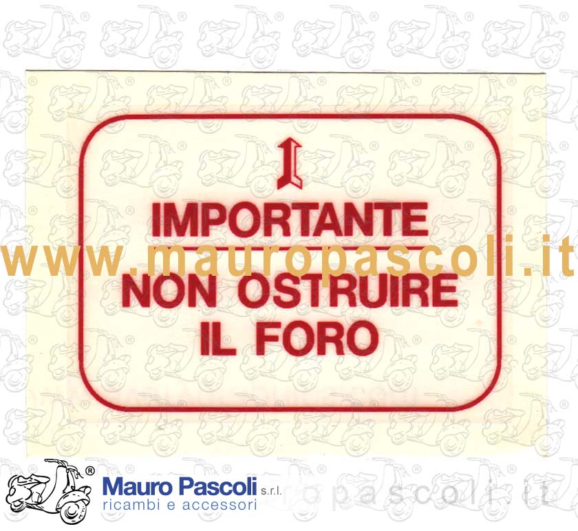 Scritta adesiva sul serbatoio carburante,vespa 160 - 180 - 200.