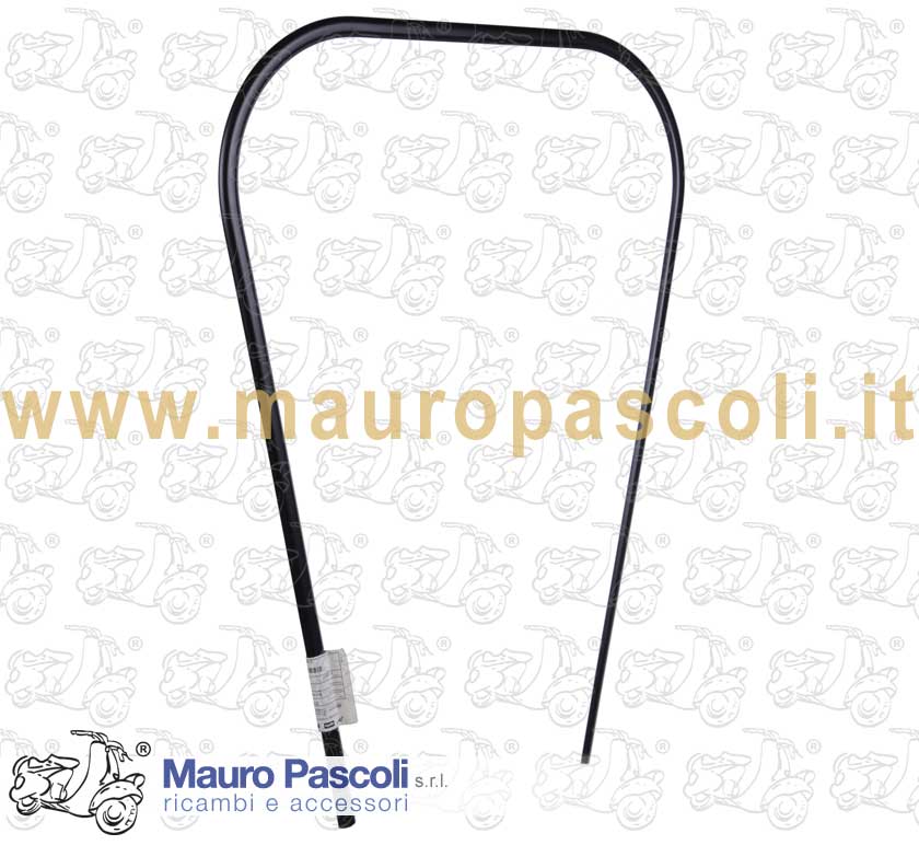 Bordo dello scudo in plastica nero,vespa 125 - 150 - 200.