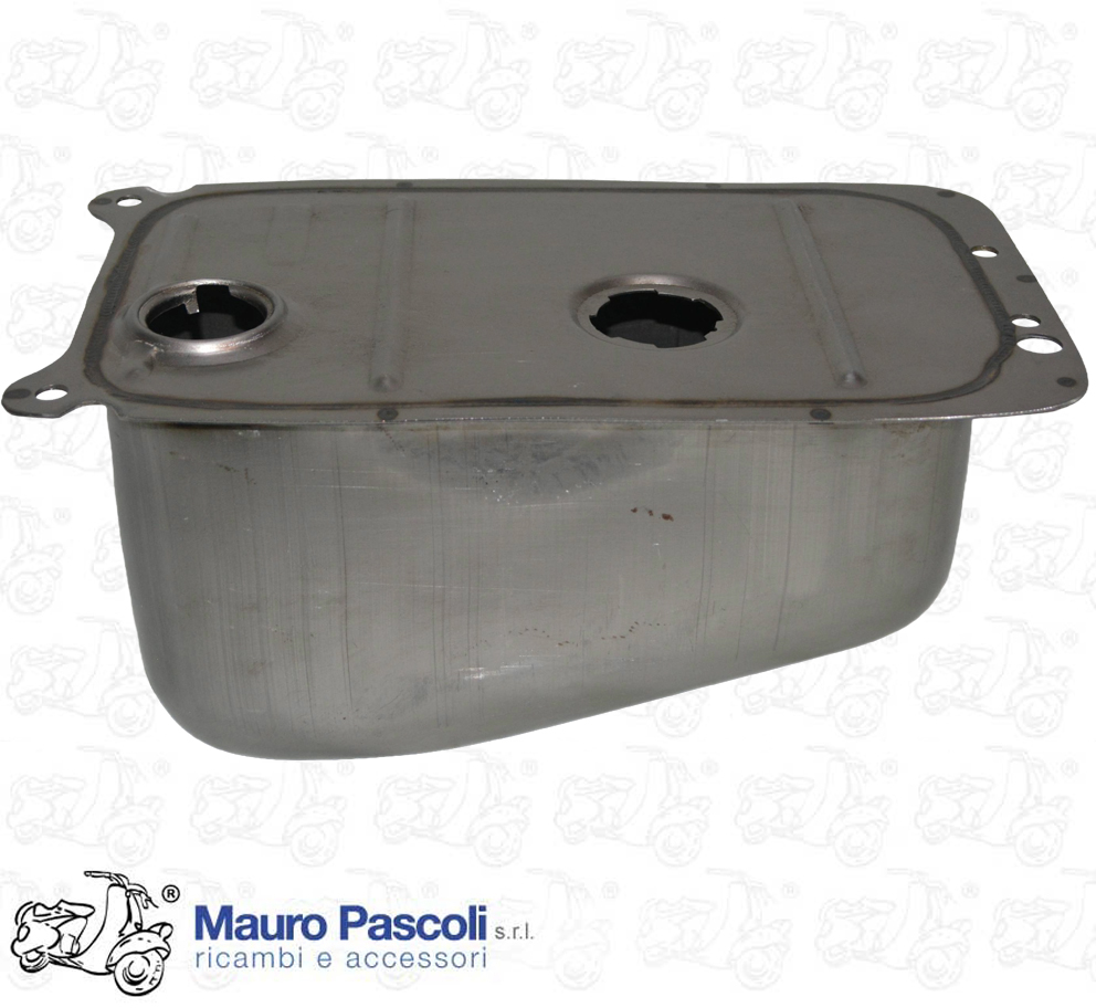 Serbatoio benzina con 2 fori  tappo e galleggiante,vespa pk 50 - 90 - 125.
