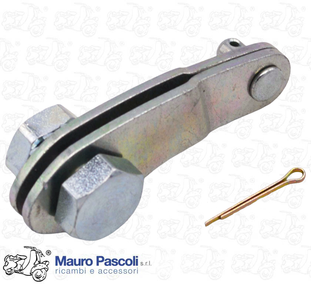 Kit morsetto e piastrine zincate per camma freno posteriore,vespa.