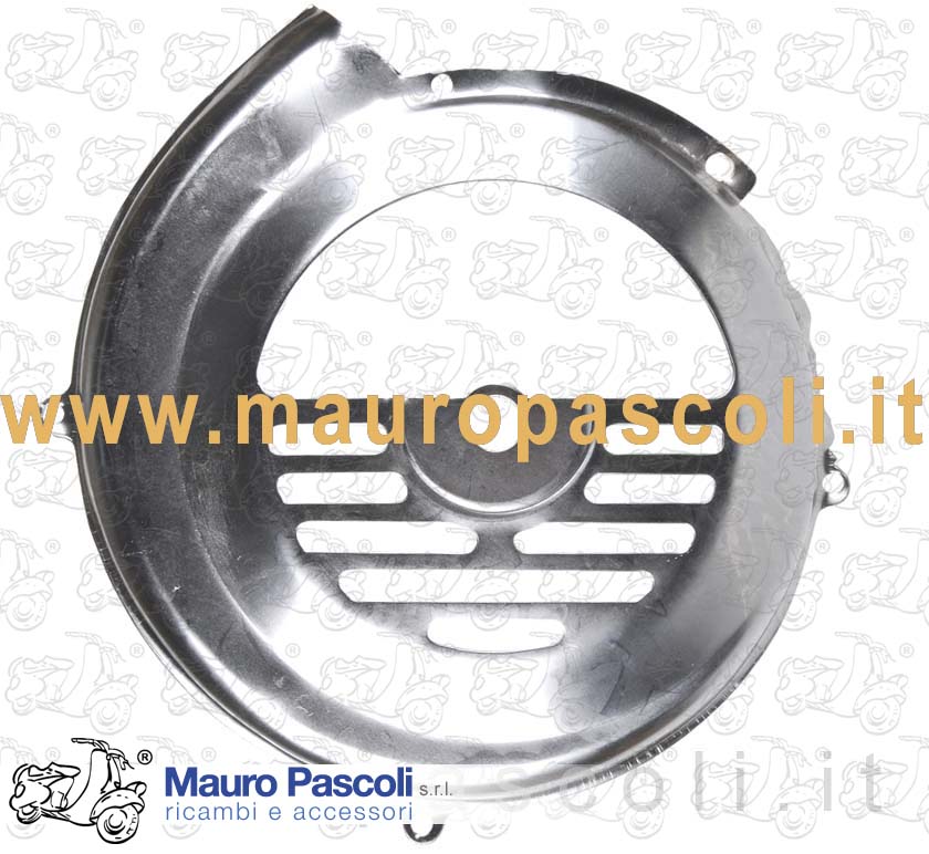 Copriventola in metallo cromato,vespa 50 - 90 - 125.