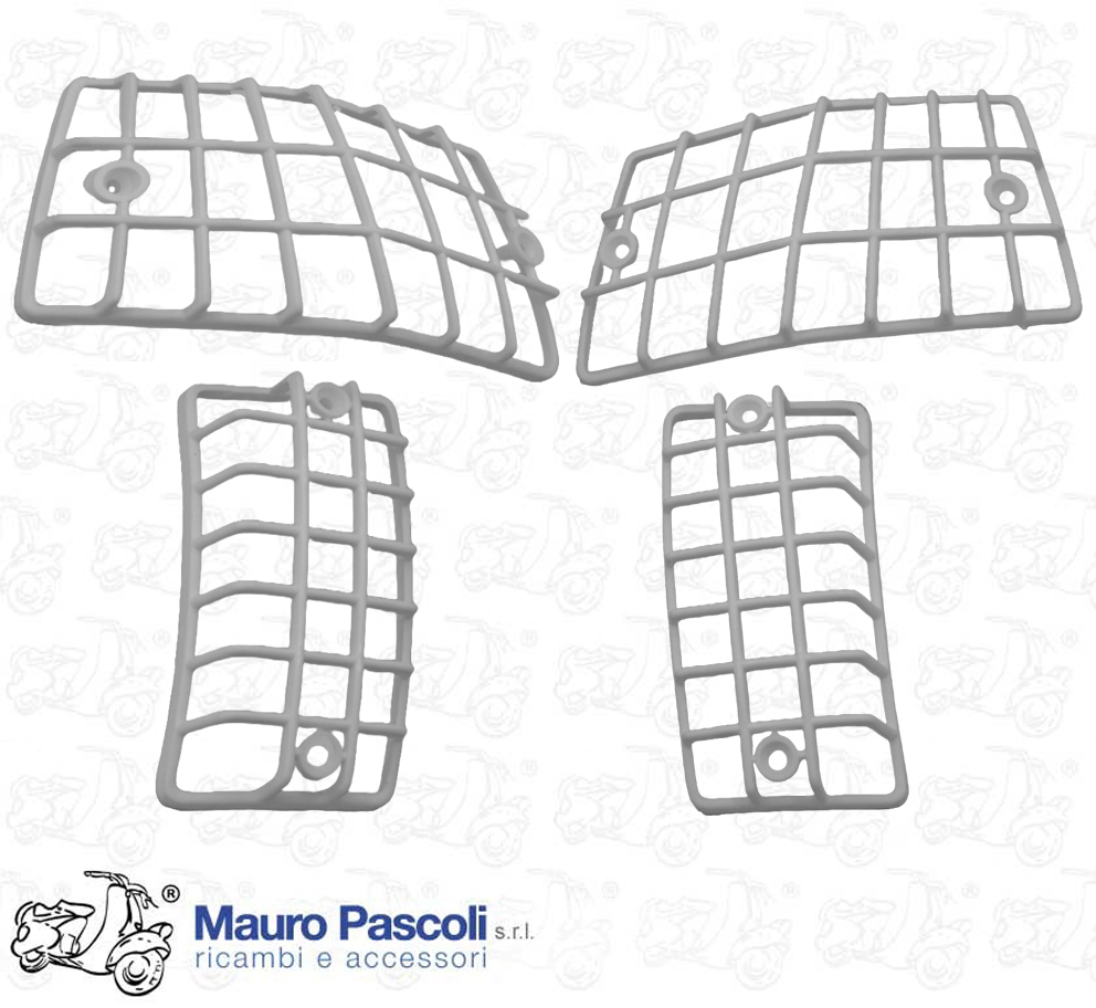 White grids arrows