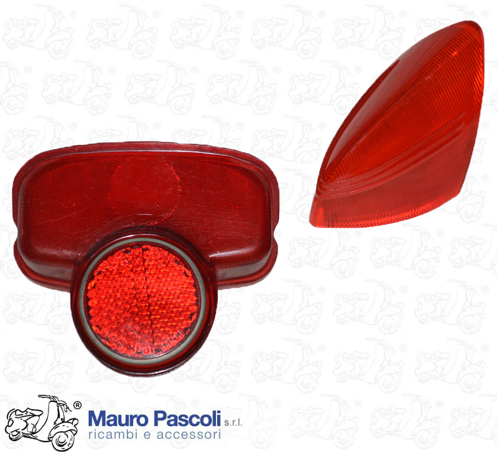 Plastic rear light