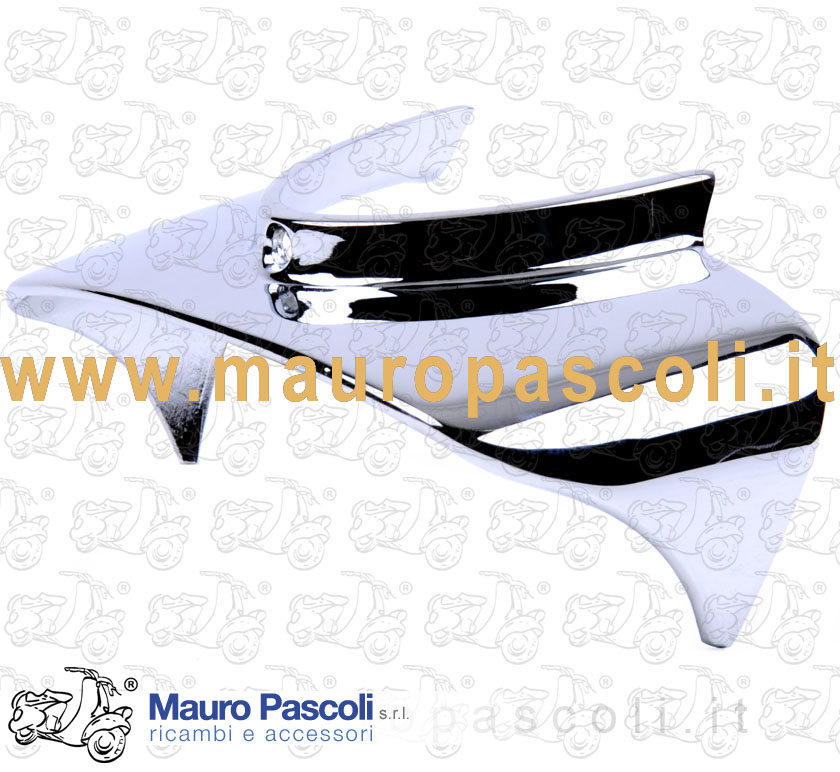 Headlamp peak for rear headlamp chrome