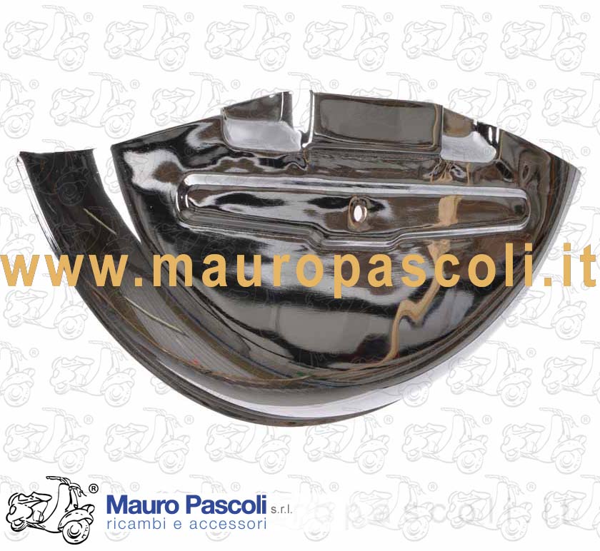 Protezione ruota di scorta,in metallo cromato,vespa gs 160 - ss 180.