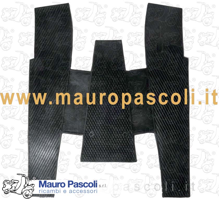Tappeto della pedana di colore nero,vespa Cosa 1 - 2.
