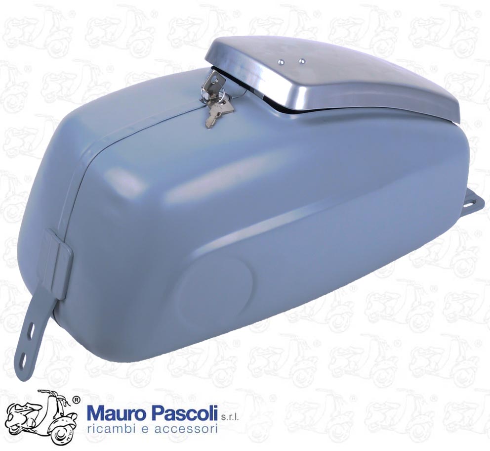 Bauletto centrale in metallo da stampo,con fossette, Vespa ss 50 - ss 90.