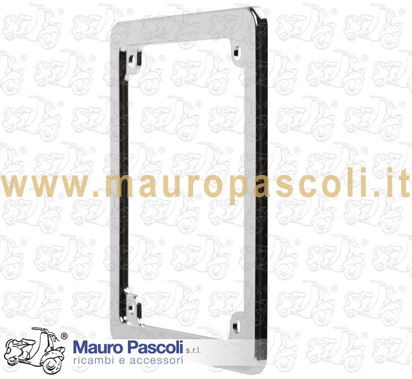 Frame of chromium plated plastic plate for mopeds