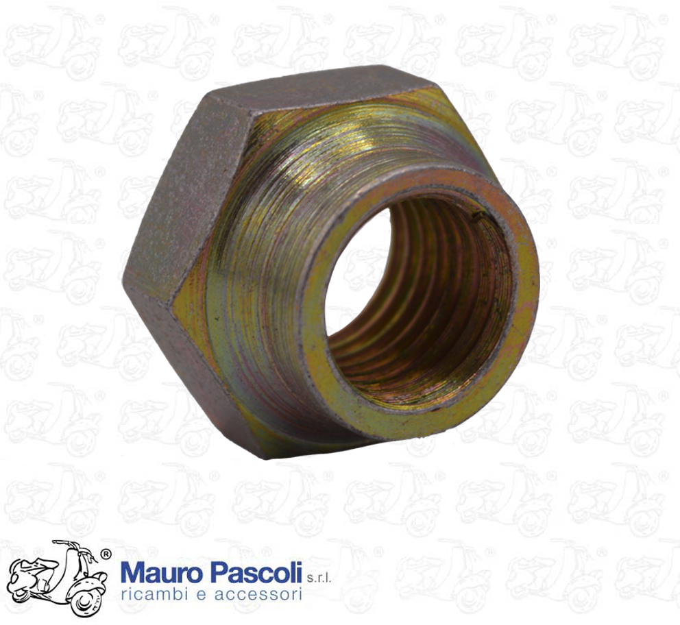 Dado mm 12 x 1,5 fissaggio tamburo freno anteriore Vespa  - semiasse Ape -