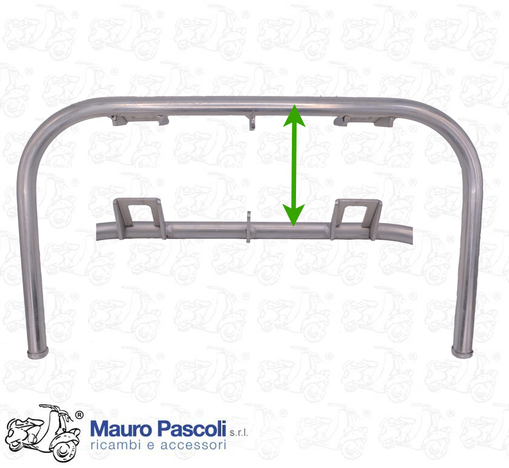 Cavalletto cadmiato centrale mm 16.,vespa 125 - 150.
