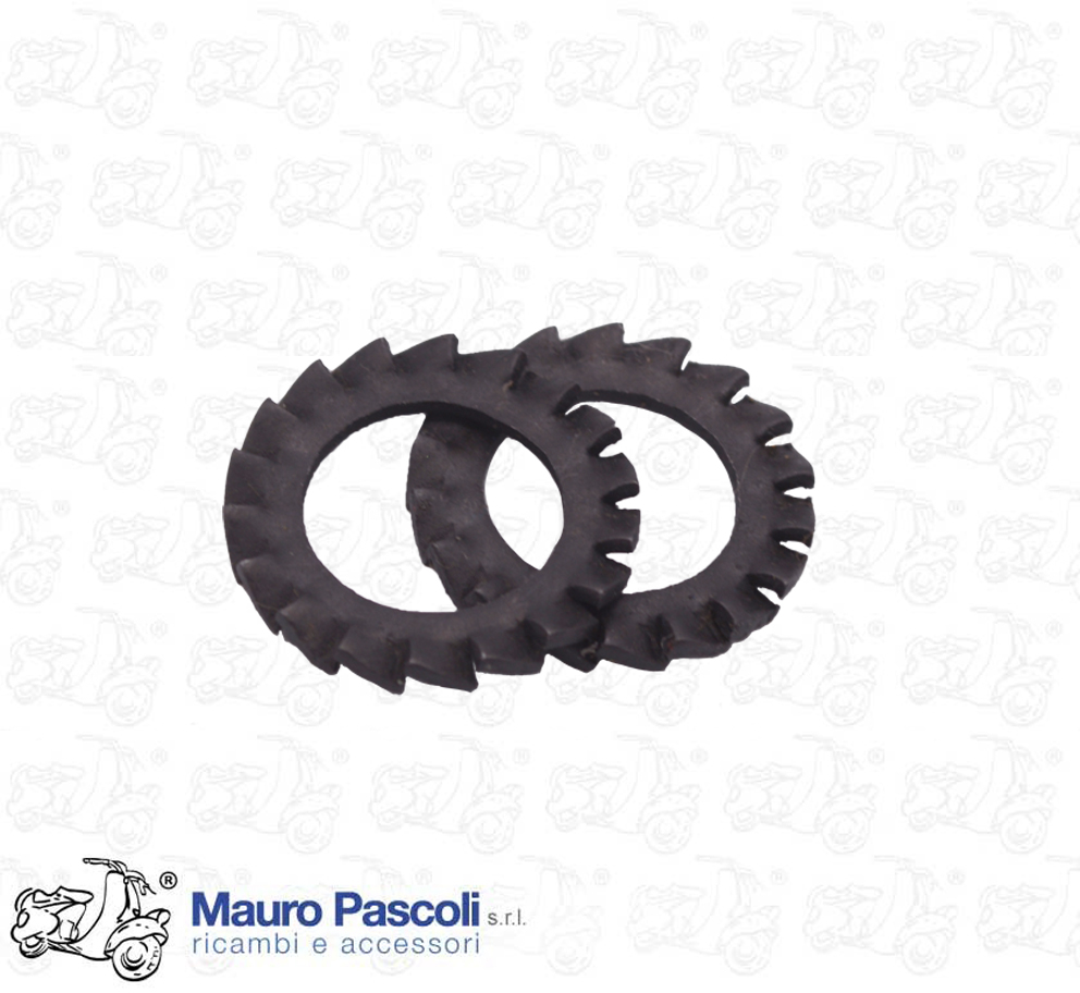 Kit 2 rondella dentellata albero motore fissaggio volano Vespa  - ape.