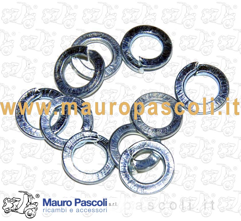 Kit 10 arandelas galvanizadas (diámetro interno de 5 mm)